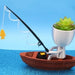 Maceta Pescador impreso en 3D Chile - Figura decorativa personalizada impresa en 3D