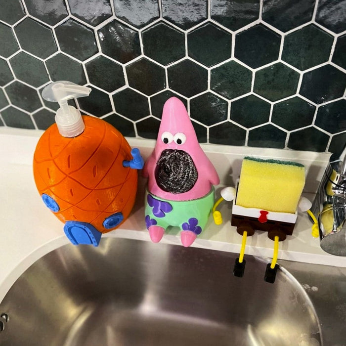 Trio Limpieza Bob Esponja