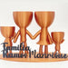 Maceta Familia 4 Integrantes + Nombre Familia impreso en 3D Chile - Figura decorativa personalizada impresa en 3D