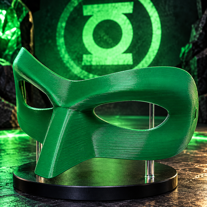 Máscara Linterna Verde Cosplay Superhéroe Impresa 3D