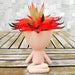 Maceta Boby Pose Piernas Cruzadas impreso en 3D Chile - Figura decorativa personalizada impresa en 3D