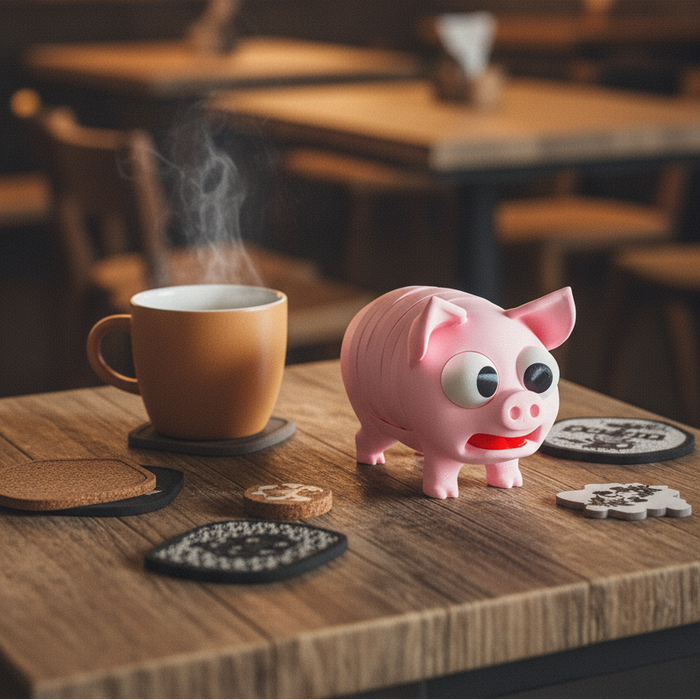 Cerdito Posavasos