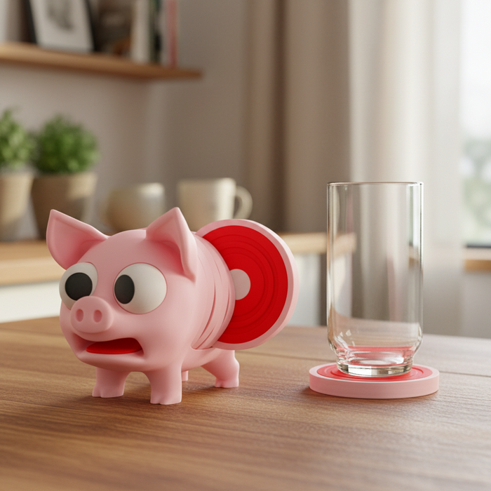 Cerdito Posavasos