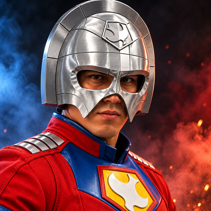 Casco Peacemaker Cosplay Disfraz Superhéroe Impreso 3D
