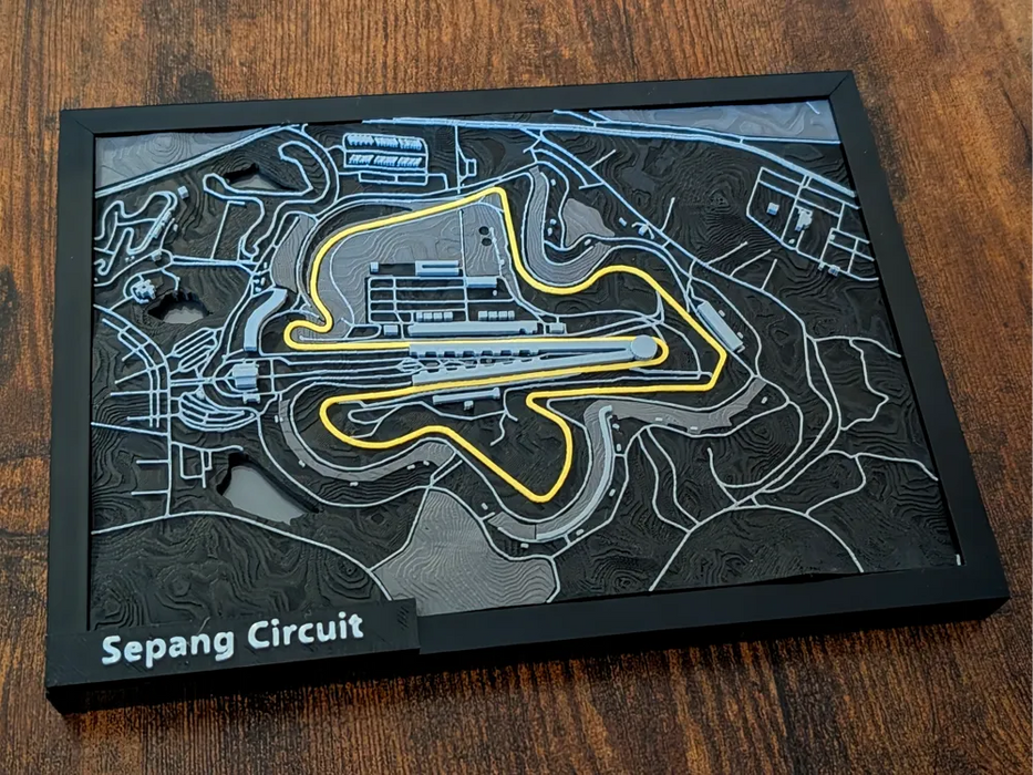 Miniatura Circuitos de Carreras 3D – Colección Motorsport