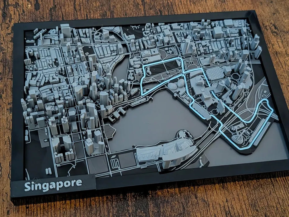 Miniatura Circuitos de Carreras 3D – Colección Motorsport