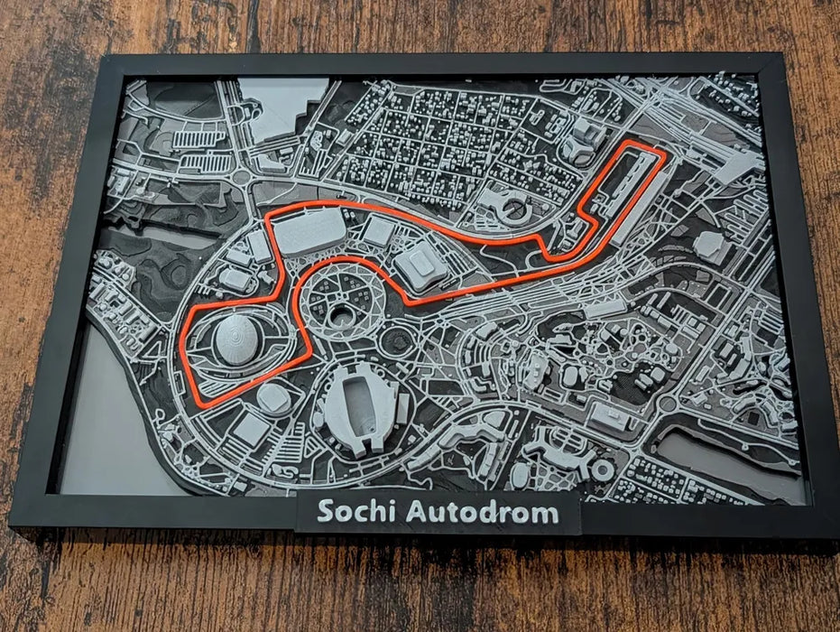 Miniatura Circuitos de Carreras 3D – Colección Motorsport