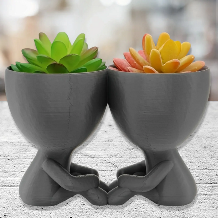 Maceta Conectados impreso en 3D Chile - Figura decorativa personalizada impresa en 3D