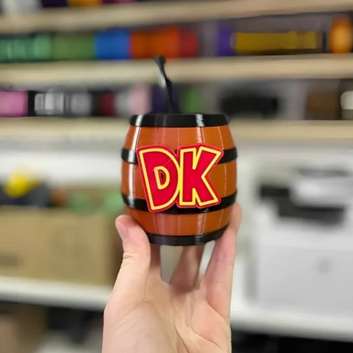 Mate Barril Donkey Kong impreso en 3D Chile - Figura decorativa personalizada impresa en 3D