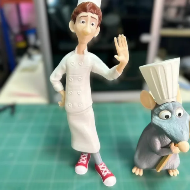 Kit Remy y Linguini impreso en 3D Chile - Figura decorativa personalizada impresa en 3D