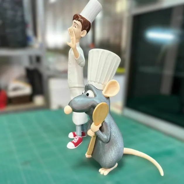 Kit Remy y Linguini impreso en 3D Chile - Figura decorativa personalizada impresa en 3D