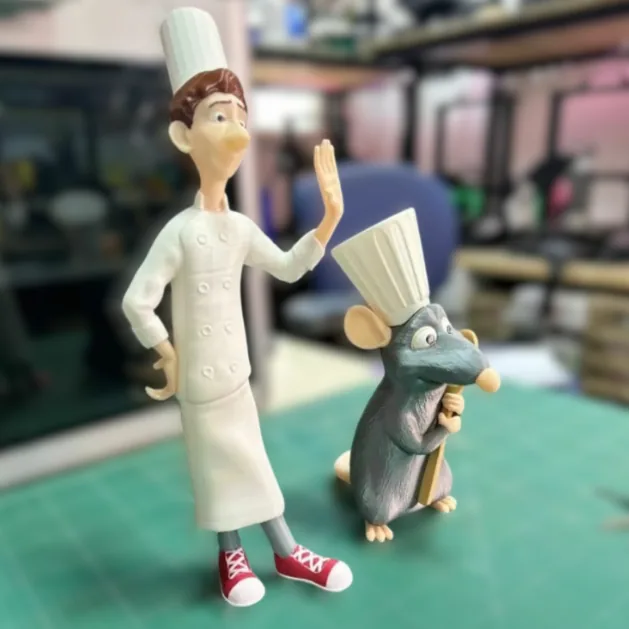 Kit Remy y Linguini impreso en 3D Chile - Figura decorativa personalizada impresa en 3D