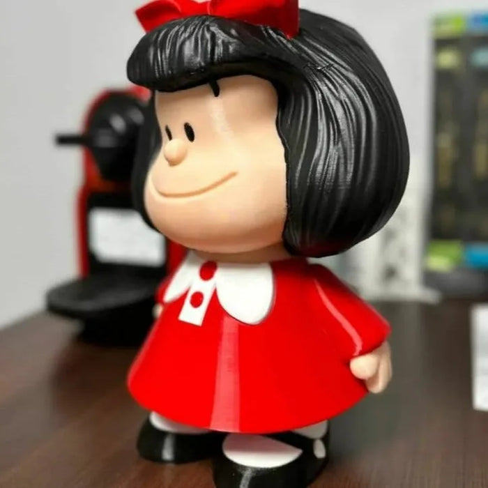 Figura Mafalda impreso en 3D Chile - Figura decorativa personalizada impresa en 3D