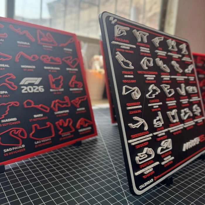 Calendario Moto GP impreso en 3D Chile - Figura decorativa personalizada impresa en 3D