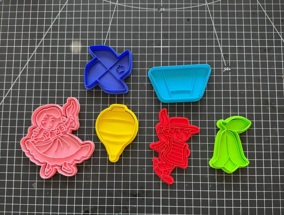 Cortadores de galletas Dieciocheros / MODELOS SIN ELECCIÓN impreso en 3D Chile - Figura decorativa personalizada impresa en 3D