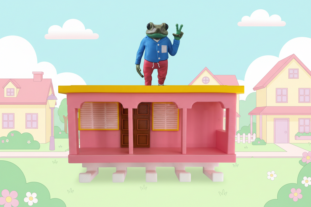 Porta Llaves Casita Bad Bunny