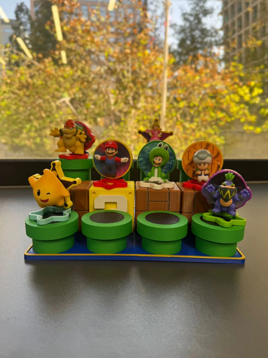 STAND para juguetes de McDonalds de Super Mario Galaxy impreso en 3D Chile - Figura decorativa personalizada impresa en 3D