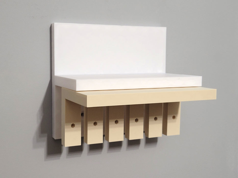 🔑 Porta Llaves con Repisa — Estilo Minimalista