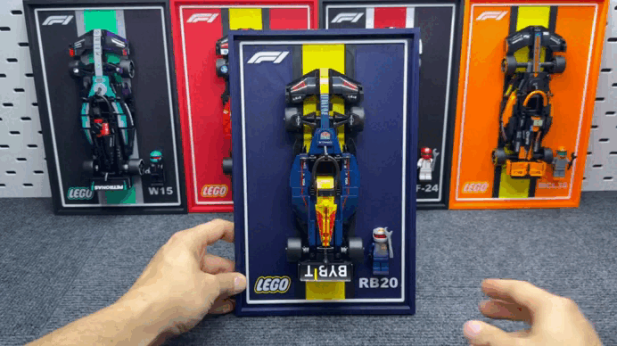 Base Impresa en 3D para Auto de Coleccion  de Formula 1