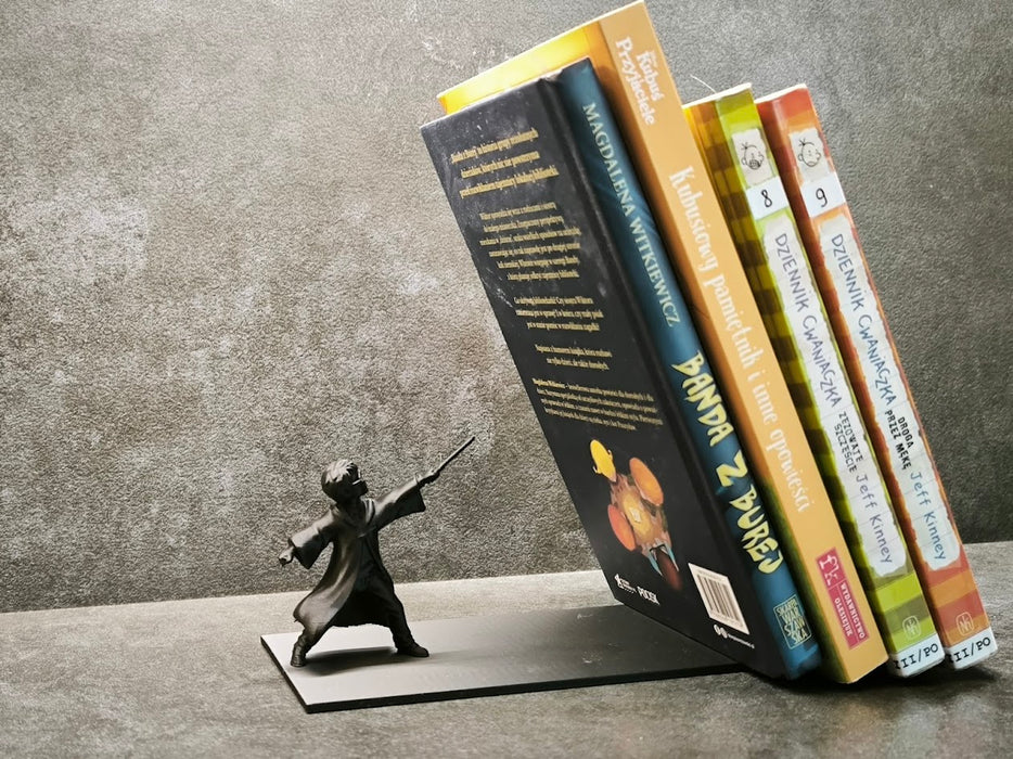 Sujetalibros Harry Potter 3D – Decoración Mágica para Estantería