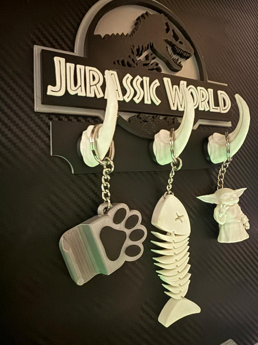 Llaveros Jurassic World / Park – Set de Dinosaurios