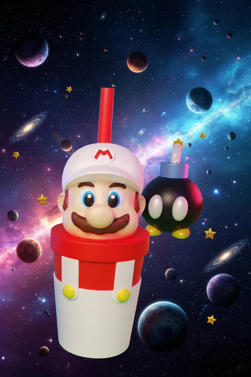 Vasos Mario Galaxy impreso en 3D Chile - Figura decorativa personalizada impresa en 3D
