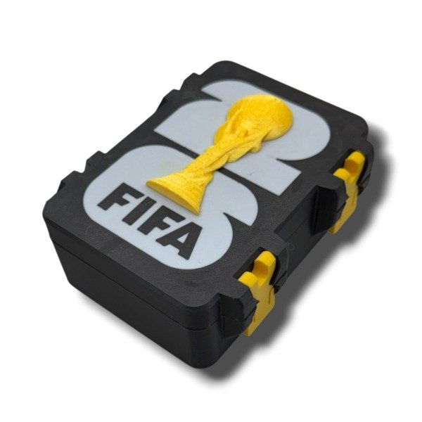( OFERTA CYBER)Caja De Figuritas Mundial Fifa 2026 Organizador Estuche