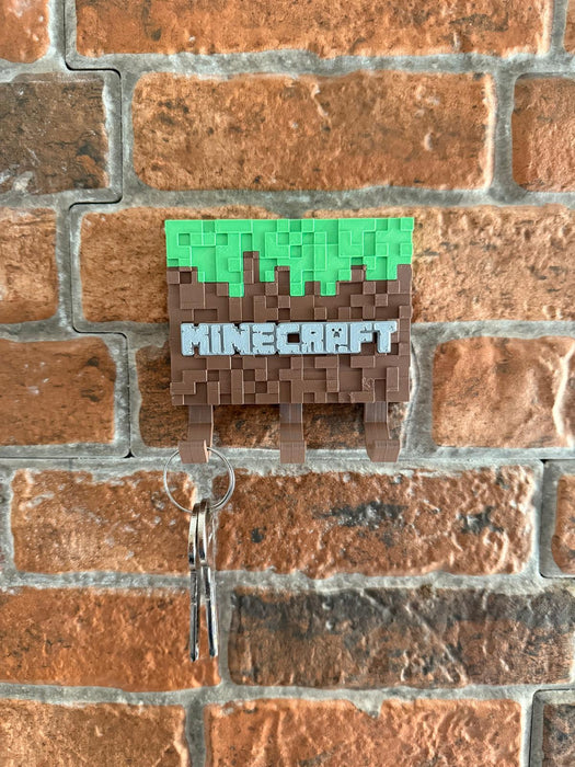 Perchero / Portallaves Minecraft – Soporte de Pared Gamer
