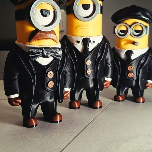 Colección de minions estilo Peaky Blinders