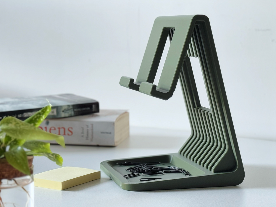 Soporte Elevador para Tablet / iPad – Base Ergonómica con Organizador