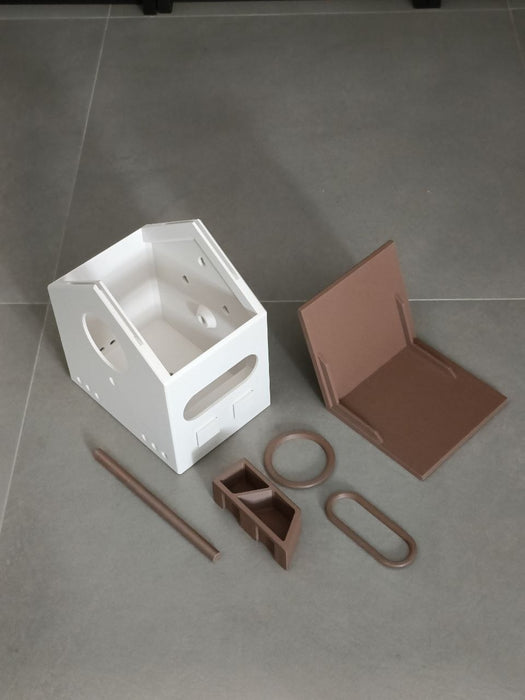 Casa para Pájaros Minimalista – Birdhouse Decorativa para Jardín