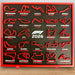 Calendario Fórmula 1 impreso en 3D Chile - Figura decorativa personalizada impresa en 3D