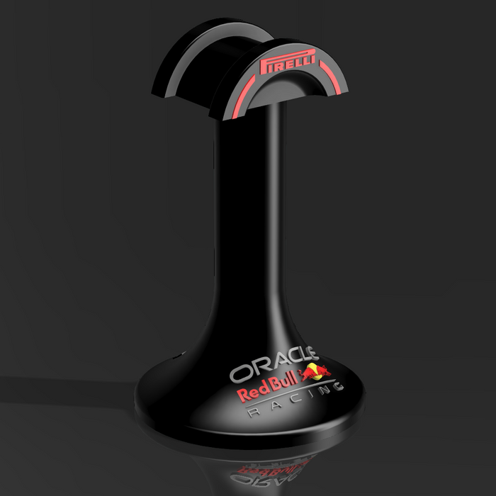 Soporte para auriculares con el logotipo del equipo de Fórmula 1