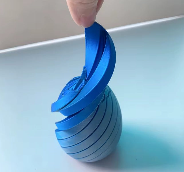 Juguete Huevo 3d Antiestrés Expandible Sensorial Relajante