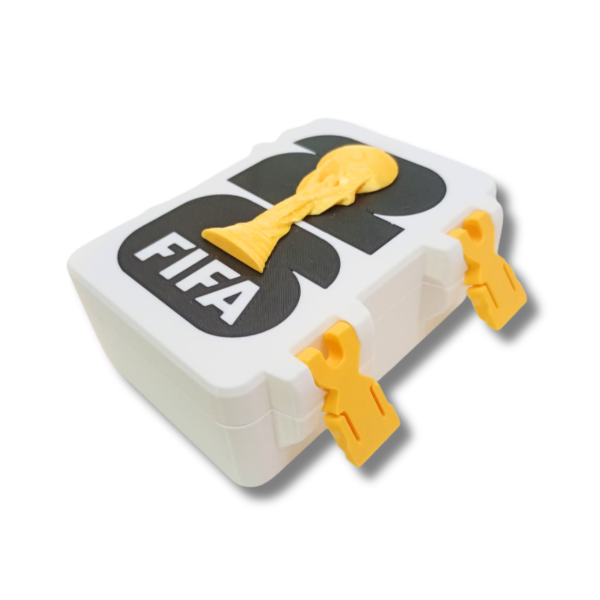 ( OFERTA CYBER)Caja De Figuritas Mundial Fifa 2026 Organizador Estuche