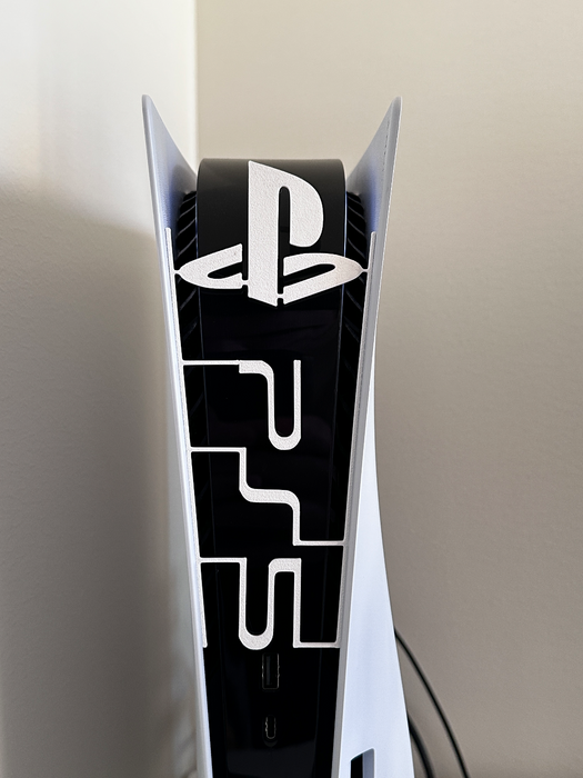 Cover frontal con logo para PS5 impresa en 3D