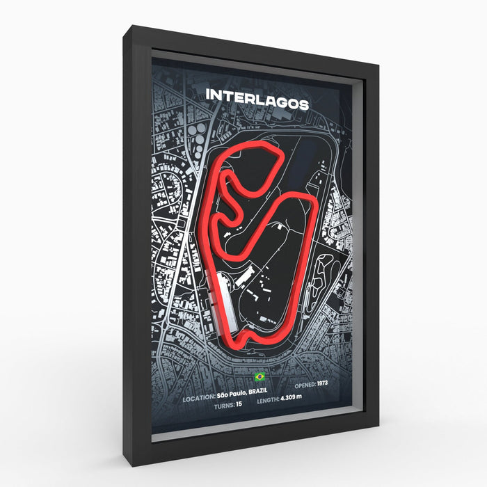 Poster 3D de las pistas de Formula 1