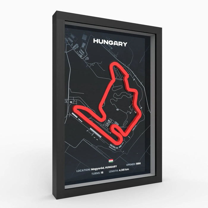 Poster 3D de las pistas de Formula 1 impreso en 3D Chile - Figura decorativa personalizada impresa en 3D