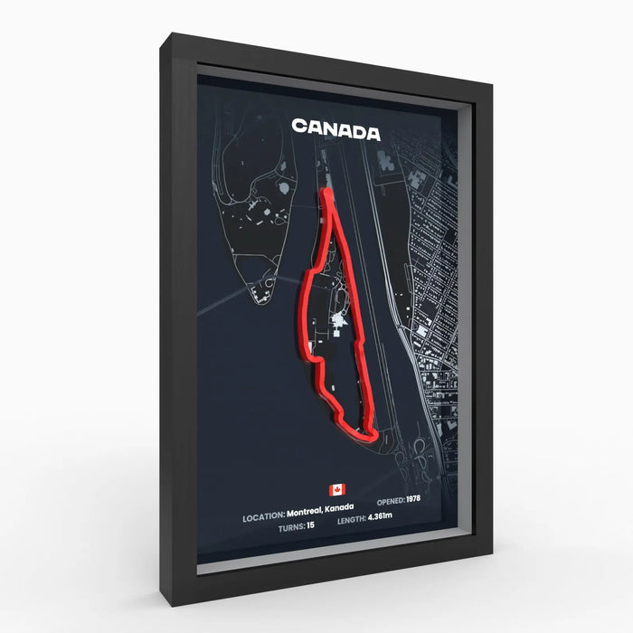 Poster 3D de las pistas de Formula 1