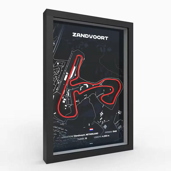 Poster 3D de las pistas de Formula 1 impreso en 3D Chile - Figura decorativa personalizada impresa en 3D