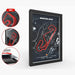 Poster 3D de las pistas de Formula 1 impreso en 3D Chile - Figura decorativa personalizada impresa en 3D