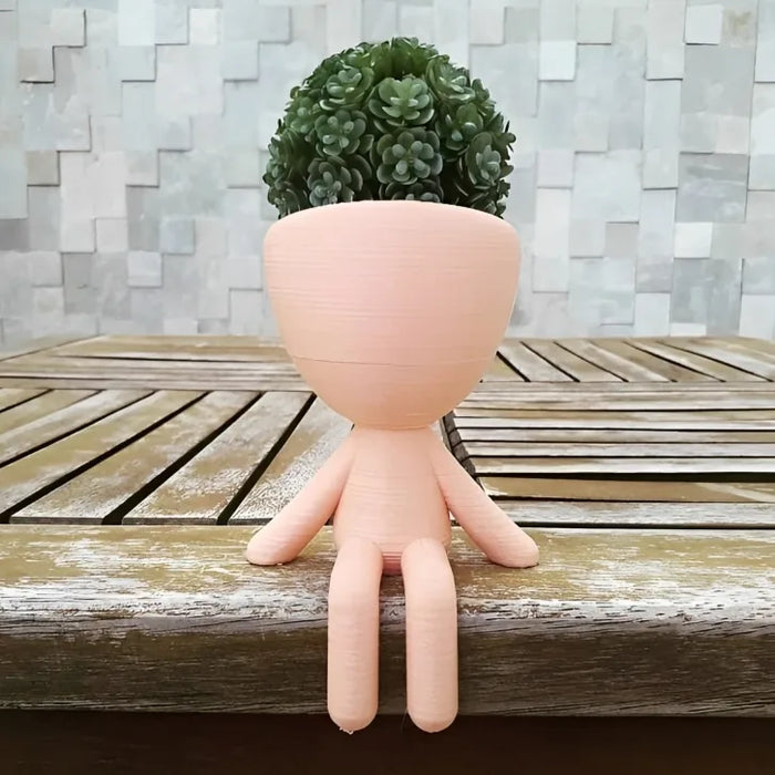 Maceta Boby Pose Piernas Colgando impreso en 3D Chile - Figura decorativa personalizada impresa en 3D