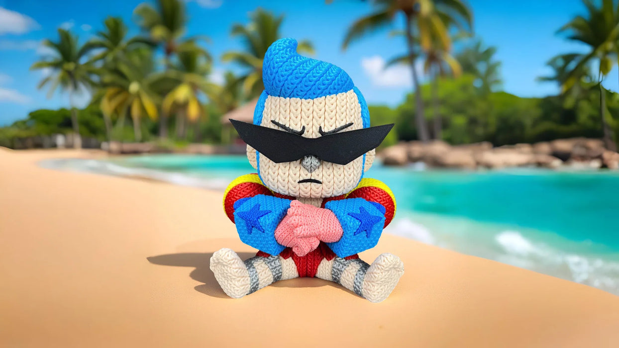 Figura Franky efecto Crochet - One Piece impreso en 3D Chile - Figura decorativa personalizada impresa en 3D