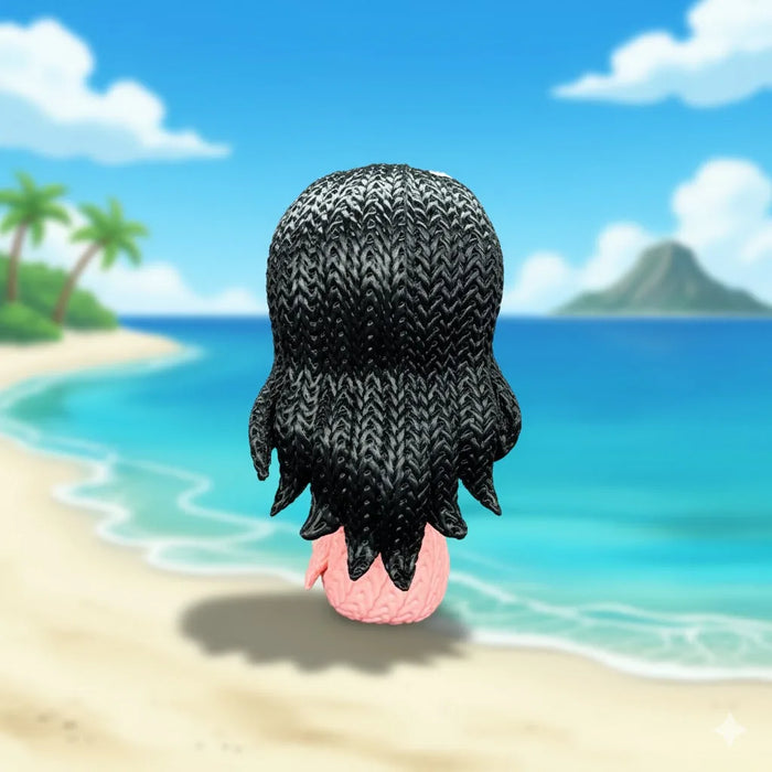 Figura Nico Robin efecto Crochet - One Piece impreso en 3D Chile - Figura decorativa personalizada impresa en 3D