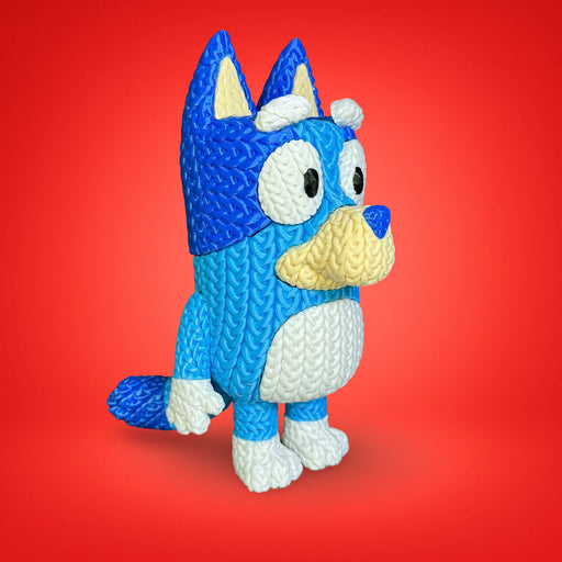 Figura Bluey efecto Crochet impreso en 3D Chile - Figura decorativa personalizada impresa en 3D