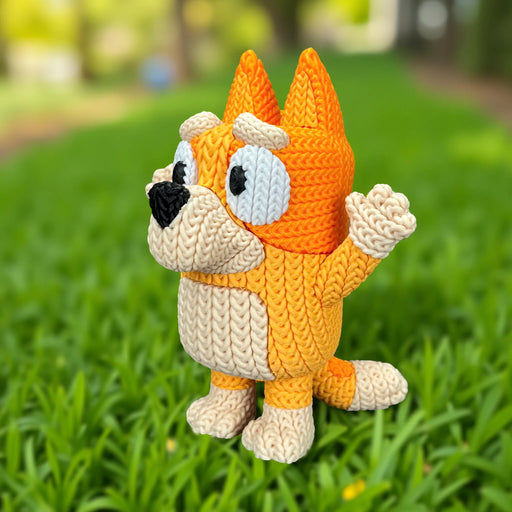 Figura Bingo efecto Crochet impreso en 3D Chile - Figura decorativa personalizada impresa en 3D
