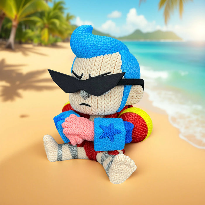 Figura Franky efecto Crochet - One Piece impreso en 3D Chile - Figura decorativa personalizada impresa en 3D