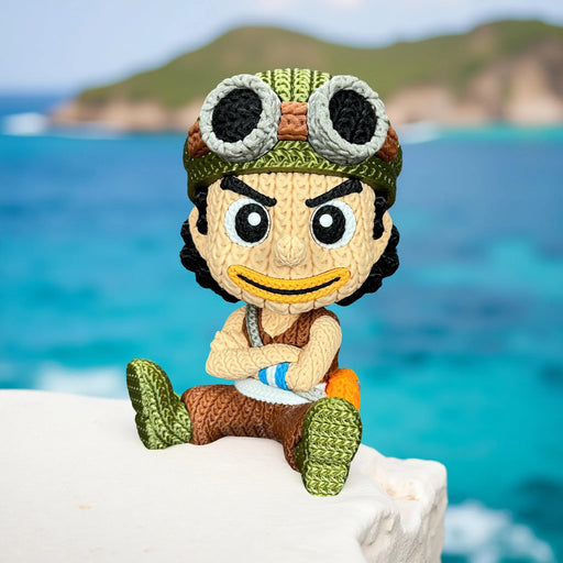Figura Usopp efecto Crochet - One Piece impreso en 3D Chile - Figura decorativa personalizada impresa en 3D