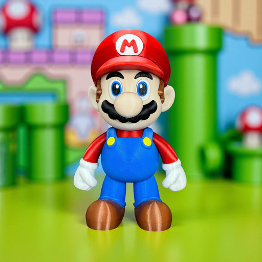 Figura Mario Bross - Super Mario impreso en 3D Chile - Figura decorativa personalizada impresa en 3D