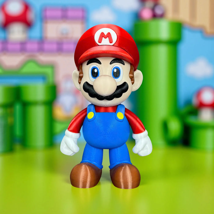 Figura Mario Bross - Super Mario impreso en 3D Chile - Figura decorativa personalizada impresa en 3D